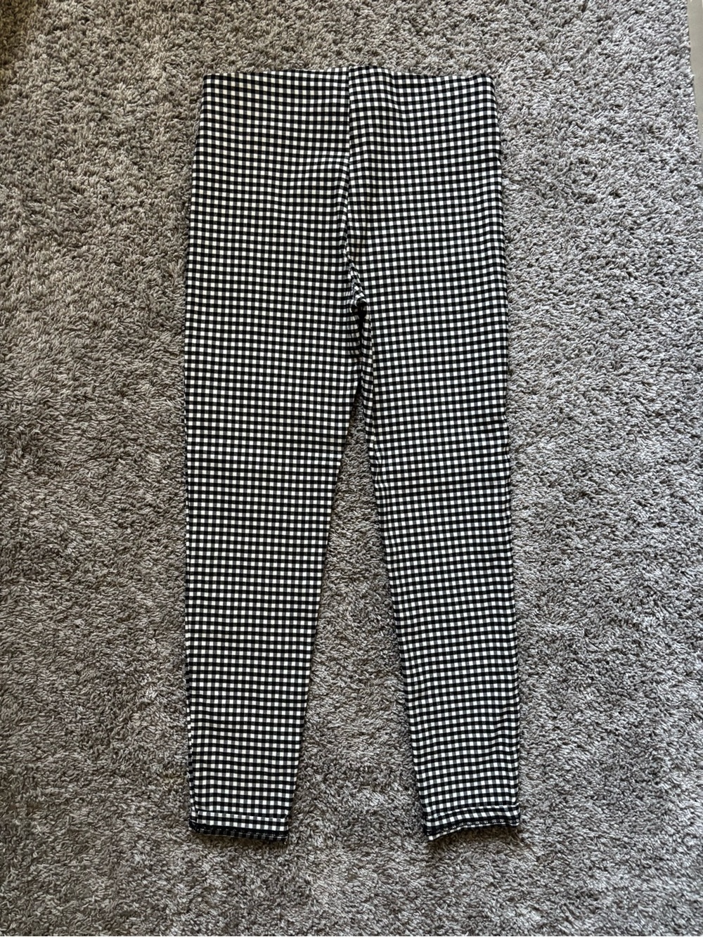 Shinestar Black and White Gingham Trousers